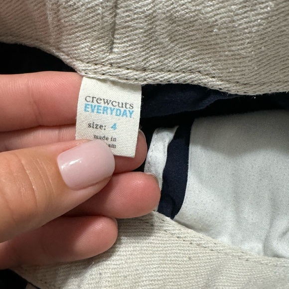 5/$15 Closet Sale! Boys Crewcuts drawstring shorts, navy, size 4 - Picture 2 of 2